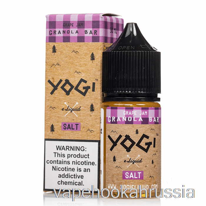 Vape Russia виноградный джем мюсли - жидкость для электронных сигарет с солью для йоги - 30 мл 35 мг